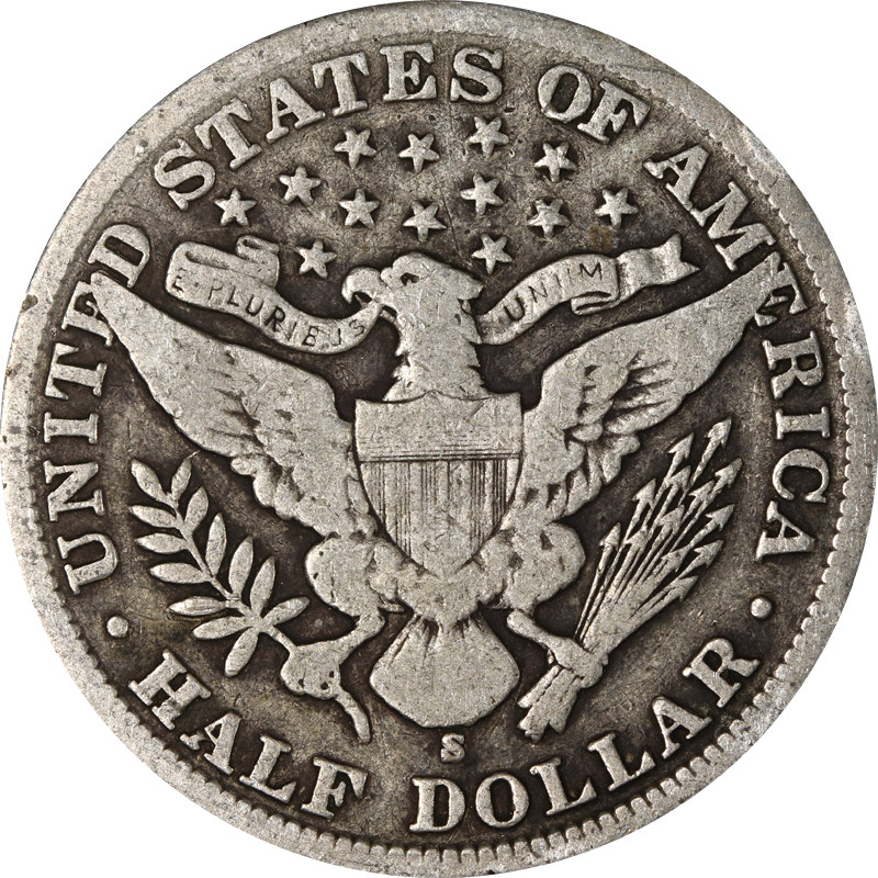 1900-S Barber Half Dollar