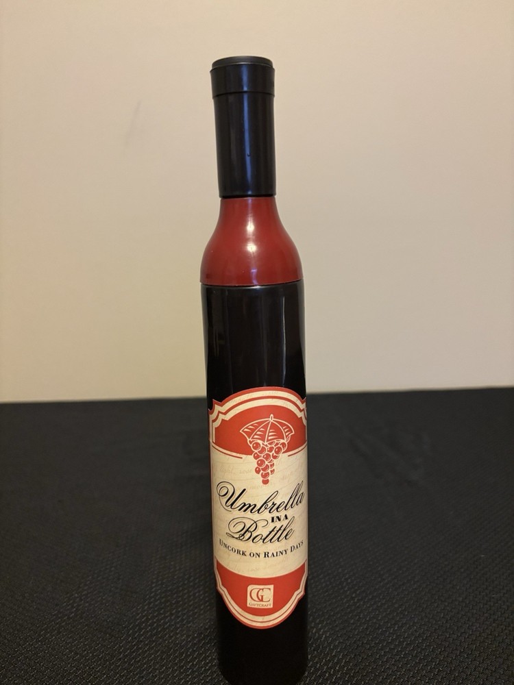 Umbrella In a Wine Bottle