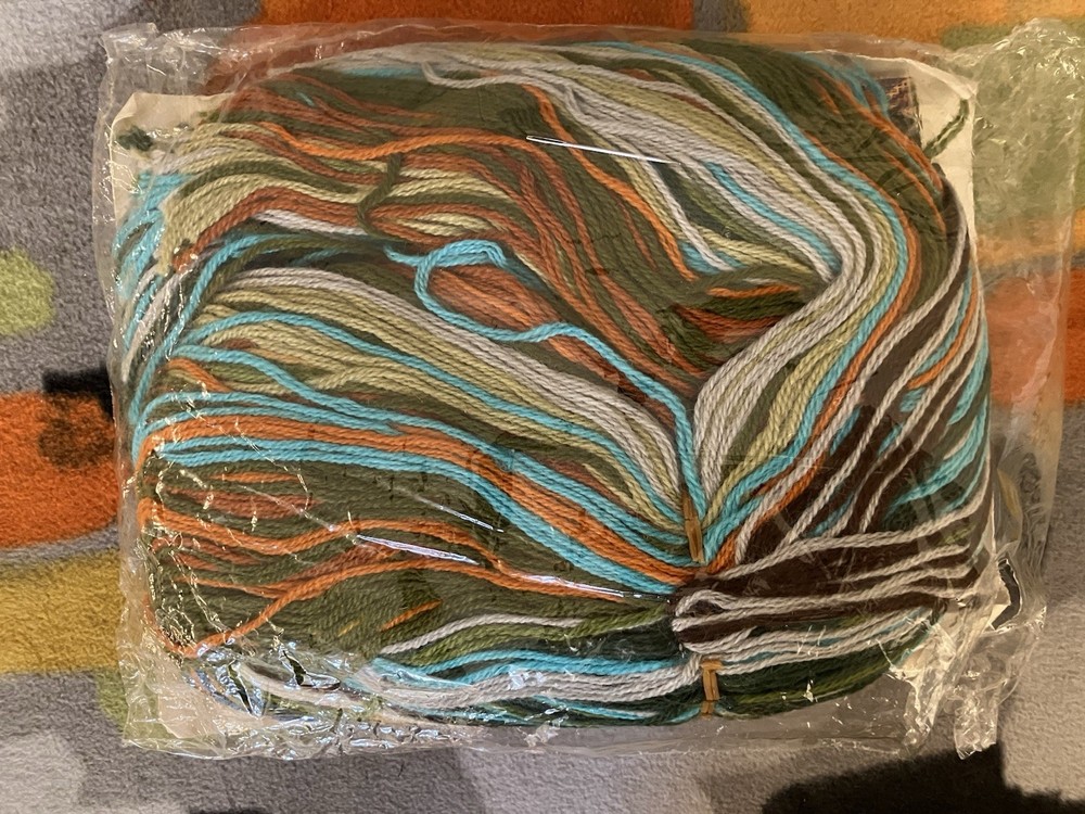 80s Vintage Bengal Tiger Needlepoint Kit