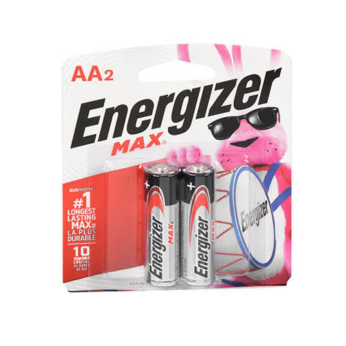 Max Alkaline Batteries Aa 2 Count  by Energizer