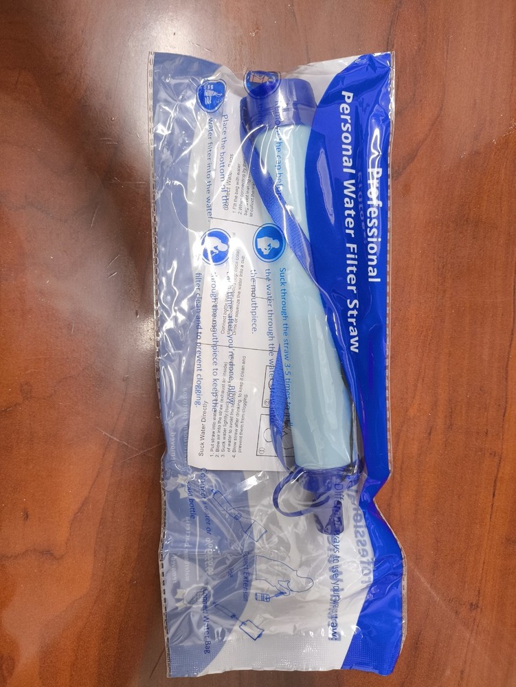 Portable Personal Water Filter Straw Purifying Device