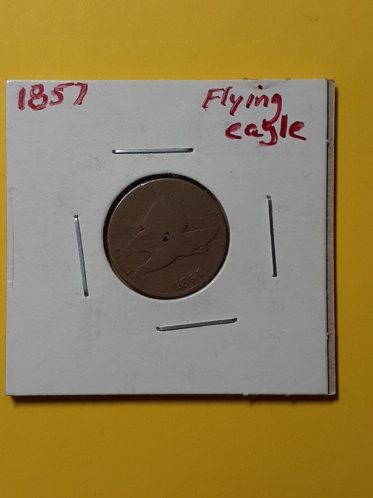 1857 FLYING EAGLE ONE CENT