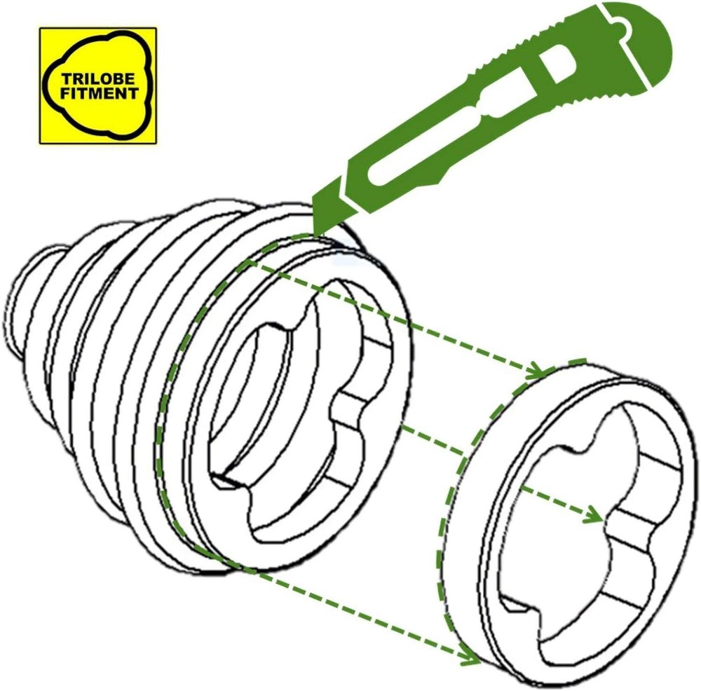 Universal CV Boot Kit Split Joint Gaiter Stretchable Replacement Car Auto Parts