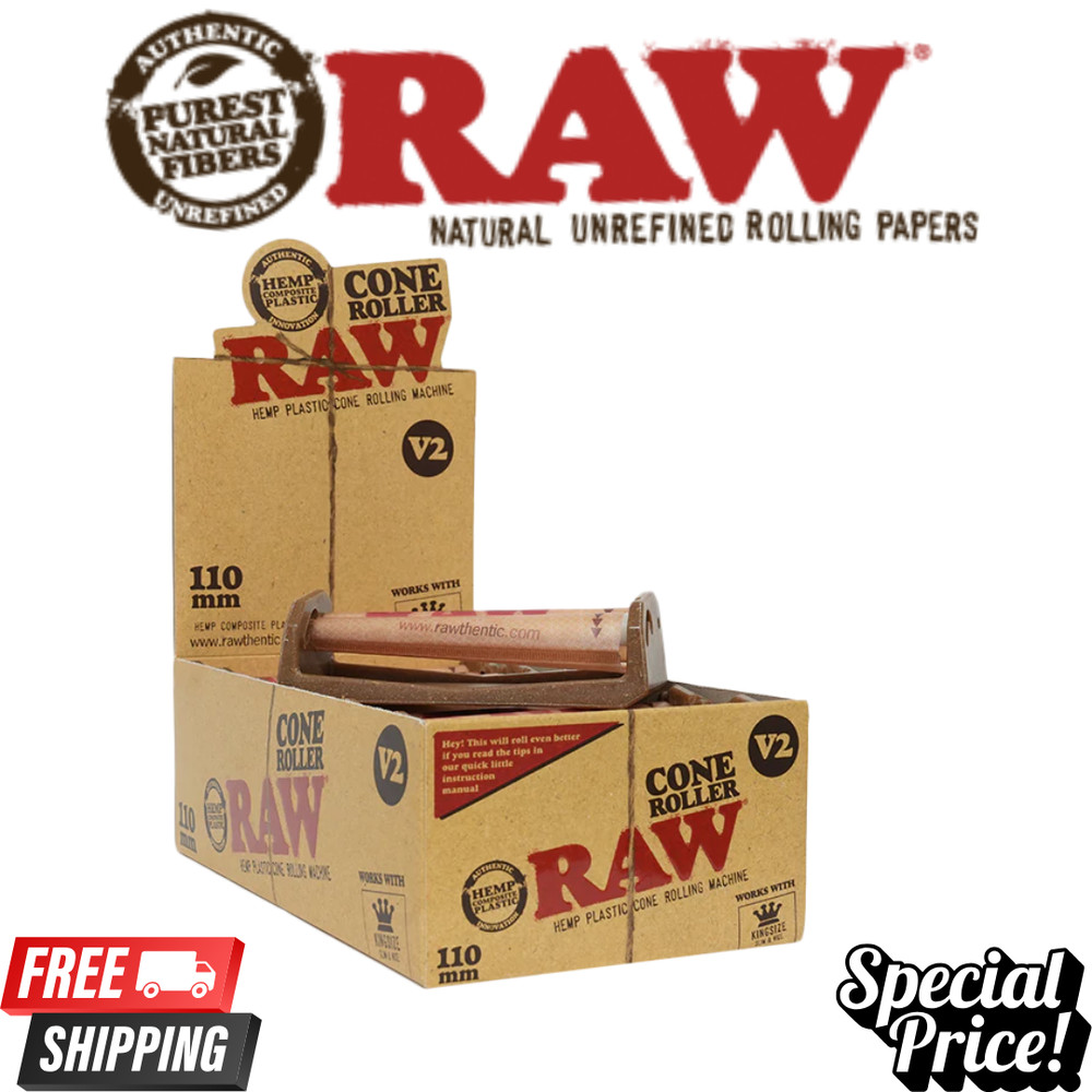 RAW 110mm Cone Rolling Machine V2 – 2025 Version | King Size Slim Roller