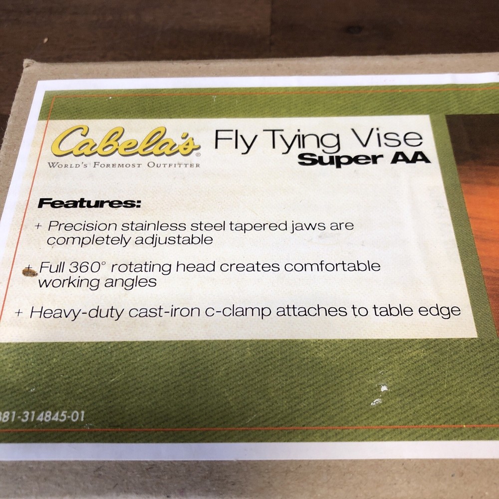 Cabelas Fly Tying Kit - Super AA Vise
