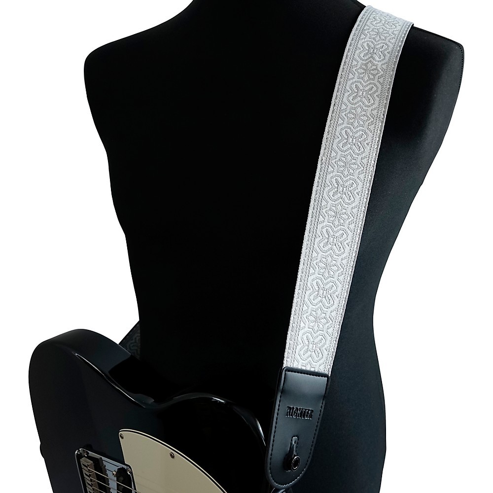 RICHTER Retro Guitar Strap Silver