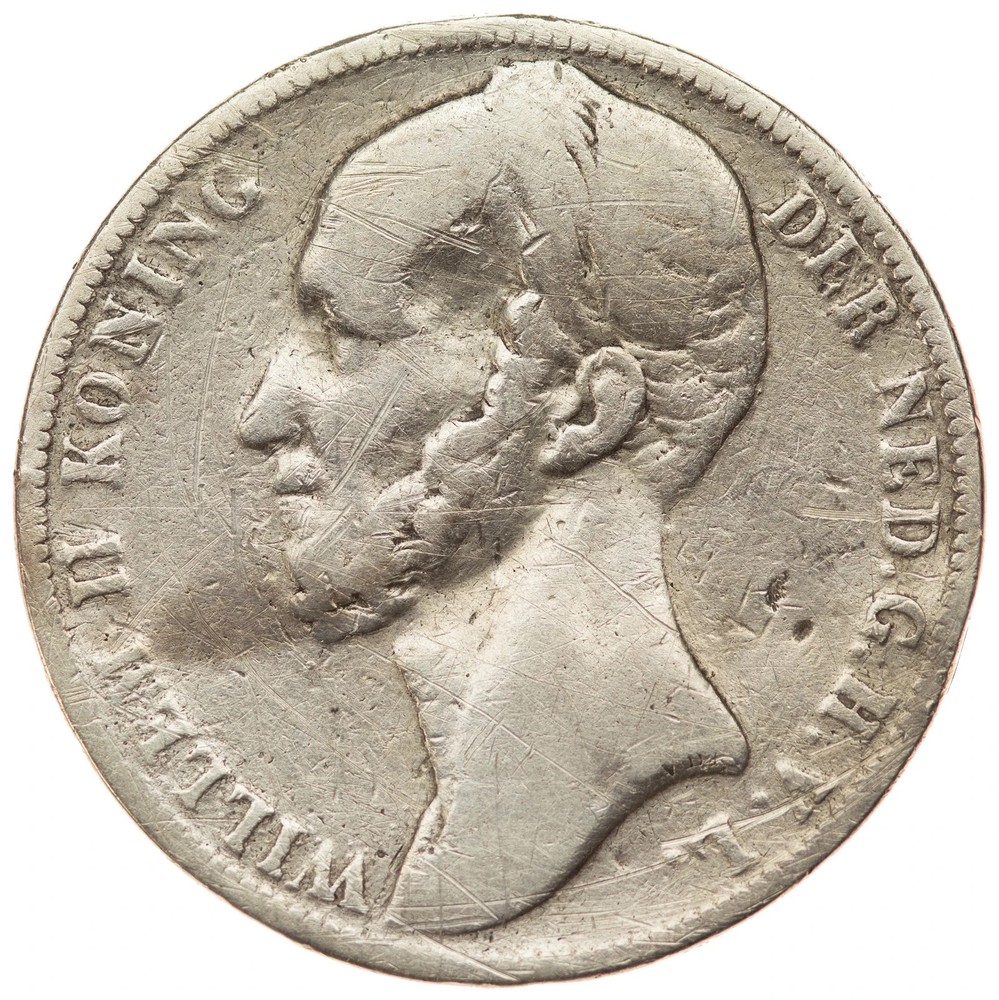 Netherlands - 1 Gulden 1845 - Willem II