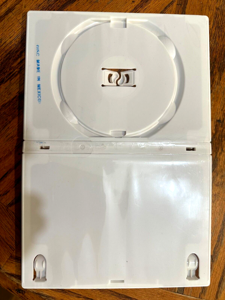 Empty WHITE Solid Standard DVD Storage Cases Lot of 3 EXCELLENT CONDITION