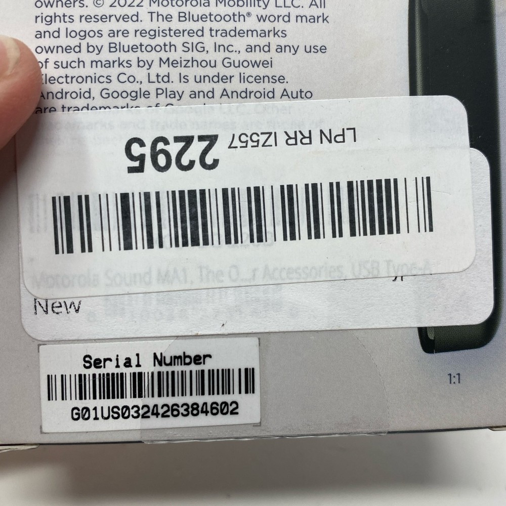 Motorola MA1 Wireless Android Auto Adapter USB-A - Black