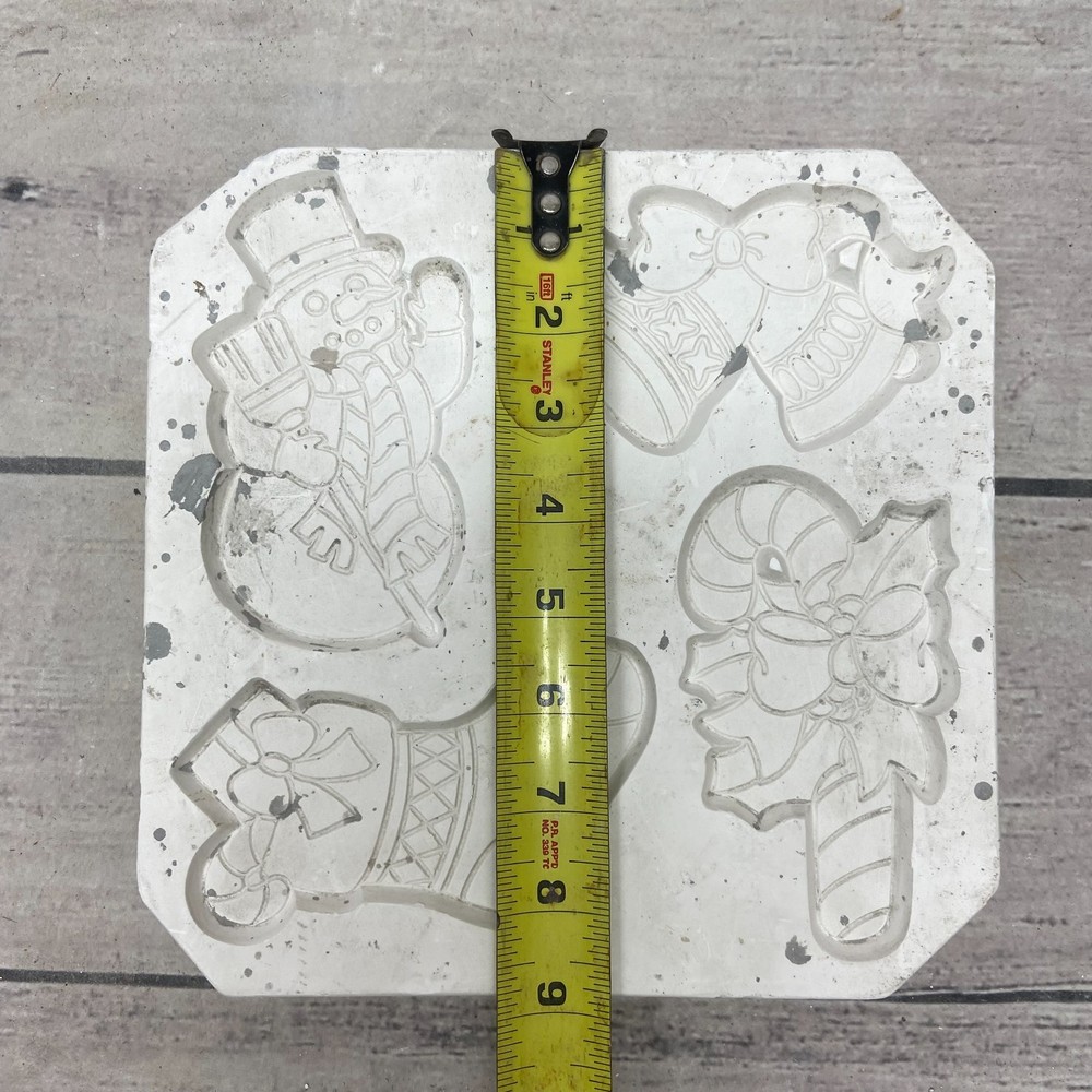 2005 Riverview Ceramic Casting Mold Christmas Open Pour #1048