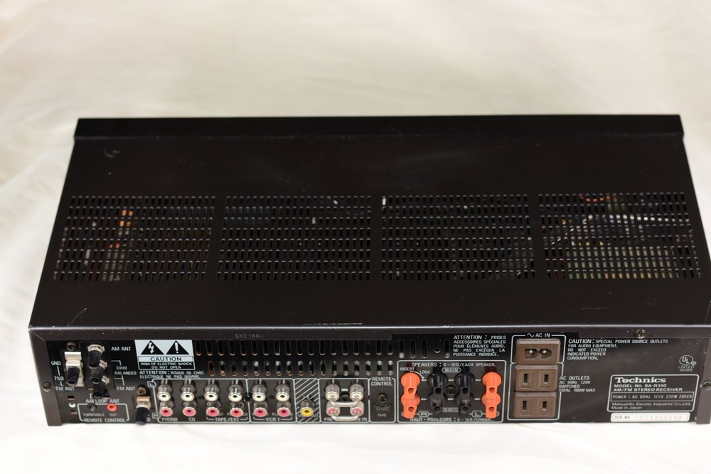 Technics SA-R310 Receiver with EUR64704 Remote. Tested, see notes.