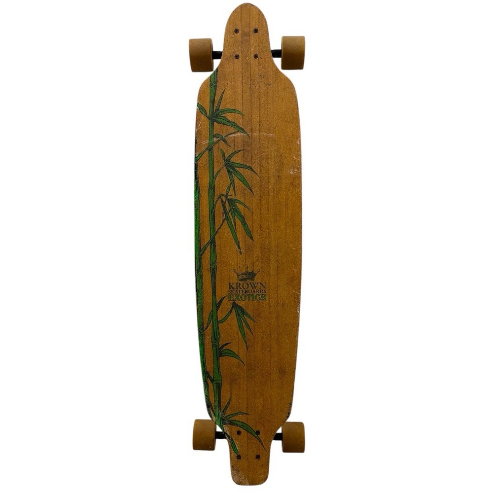 Krown Skateboards Exotic Bamboo Drop-Through 42” Longboard