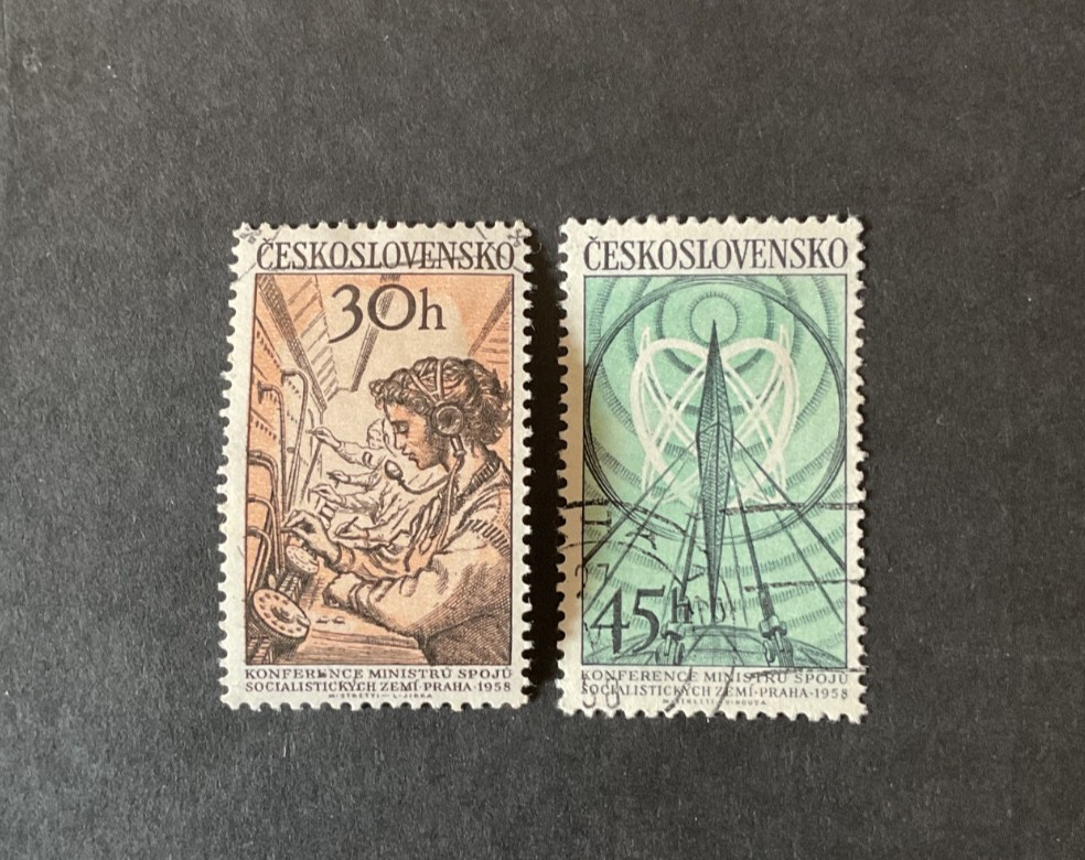 Stamps Czechoslovakia Scott #868-9 used