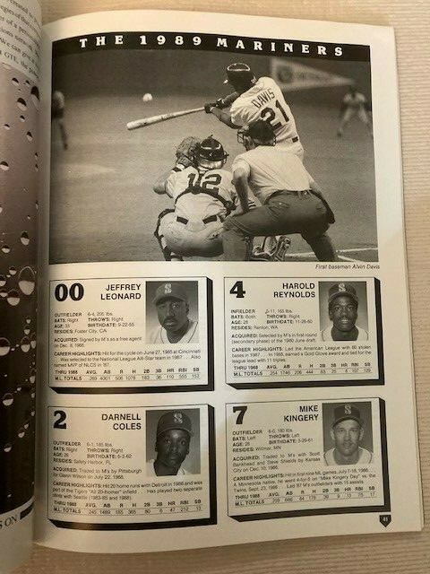 1989 Mariners Magazine Volume 1 Issue 1 Program Premiere First Ever