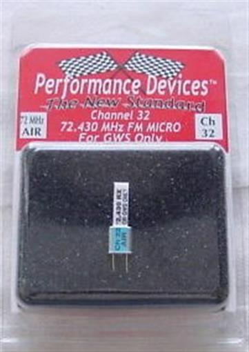 GWS 72Mhz FM Micro Receiver Crystal (Channel 32)