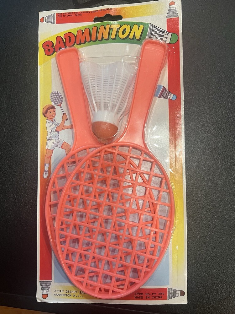 Vintage Plastic Badminton