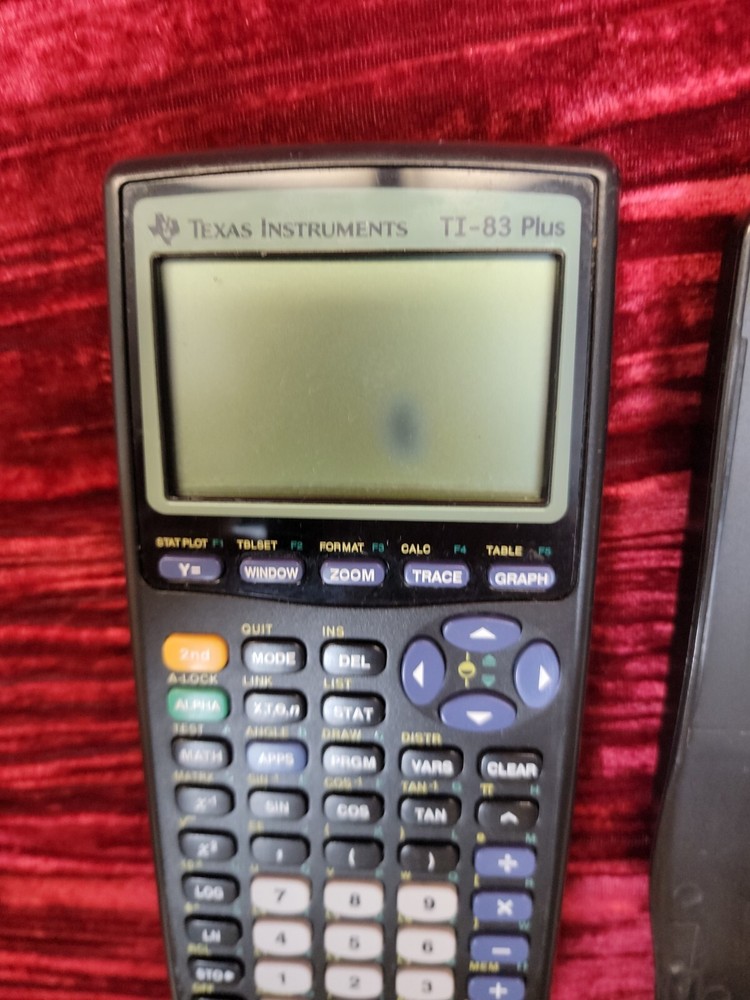 Texas Instruments TI83 Ti-83 +Plus Edition Graphing Calculator TESTED WORKING