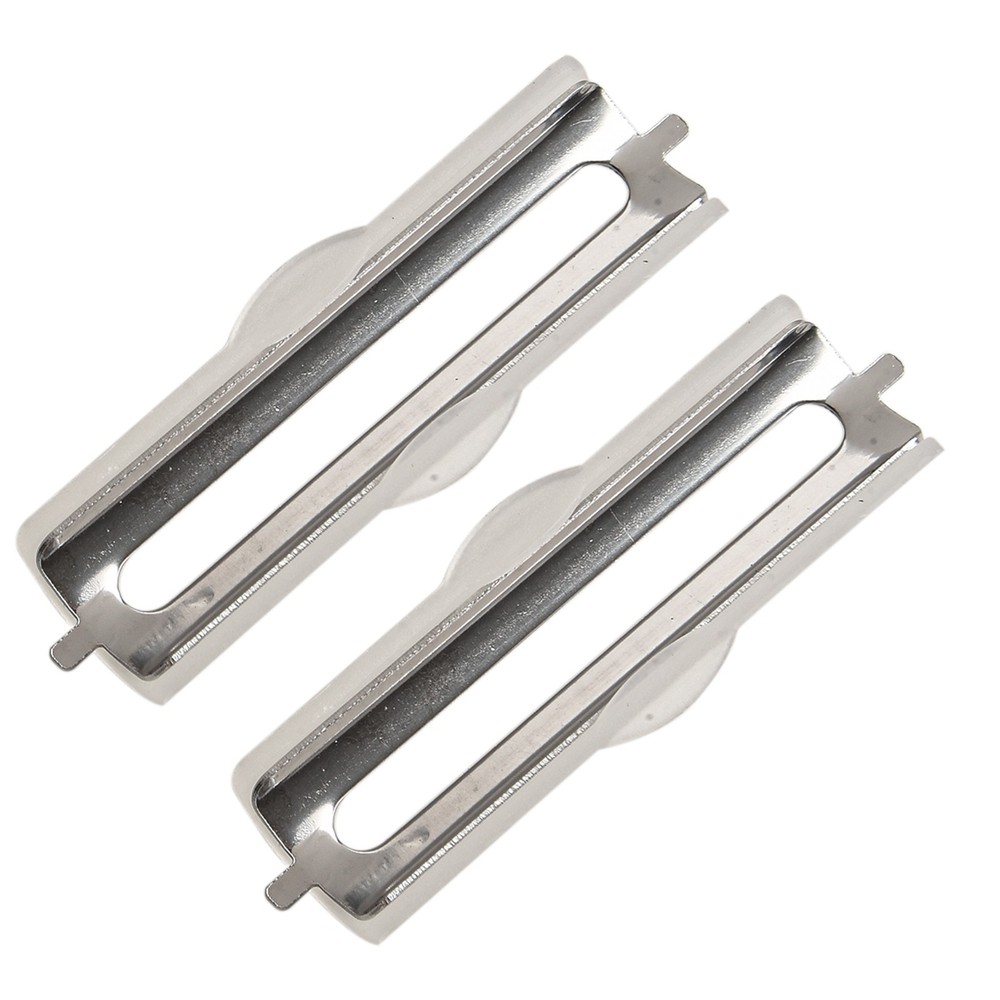 2PCS Stainless Steel Single-sided Flat Blade Multi-functional Peeling Blades