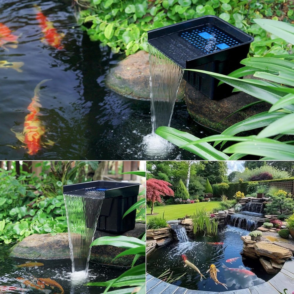 Pond Waterfall Spillway Kit with Pump