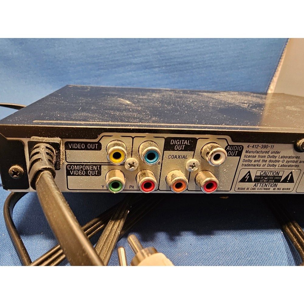 Sony DVD CD Player Model DVP-SR210P - tested