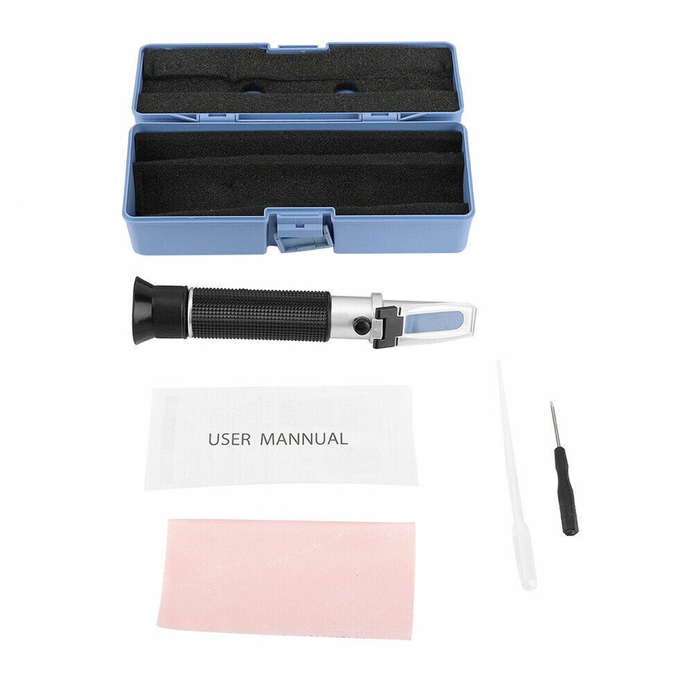 Grape Wine Refractometer Brix 0-40% Vol 0-25% Dual Scale Refractometer Tester US
