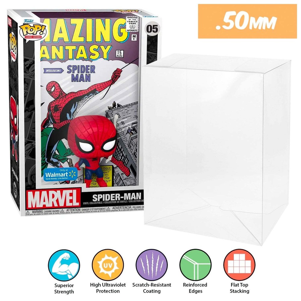 0.50mm POP PROTECTOR for Superman Comic Covers Funko Pop