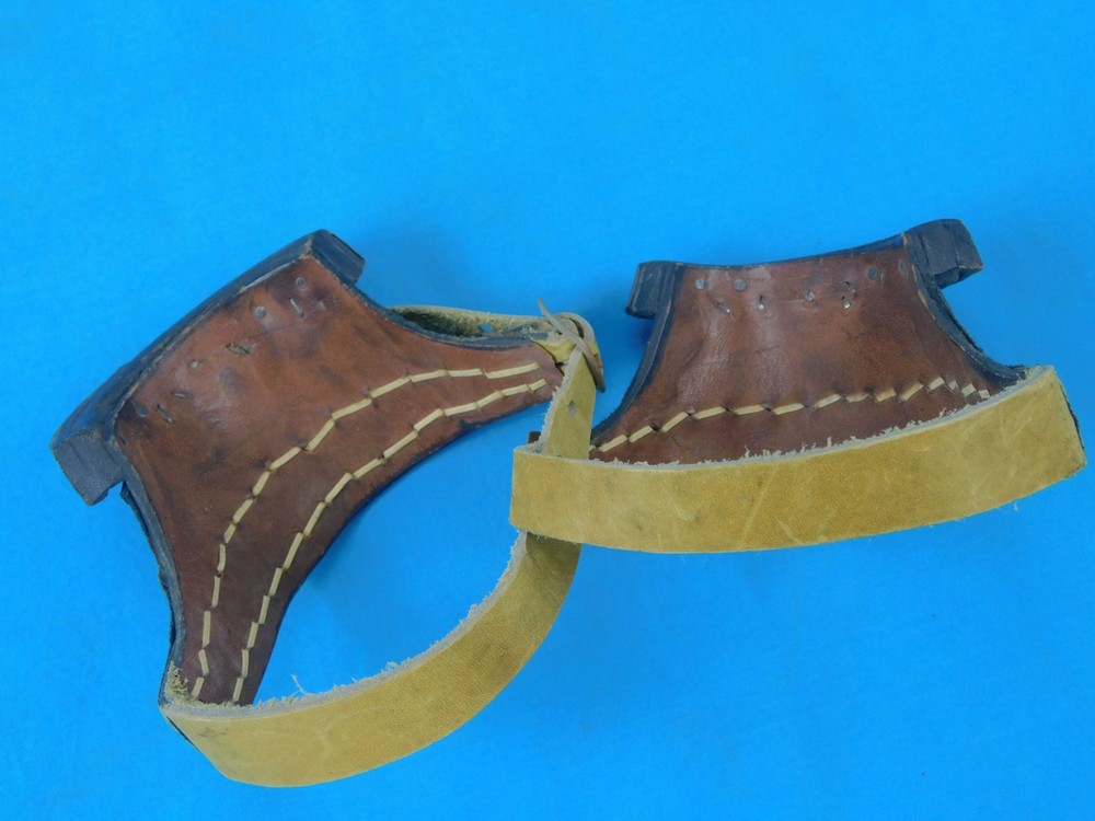 Vintage US Custom Made Leather Spurs