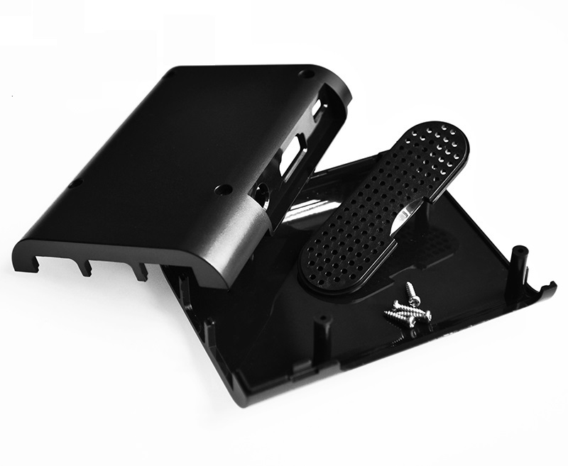 5PCS NEW Black ABS Protective Enclosure Case Box Computer Raspbe