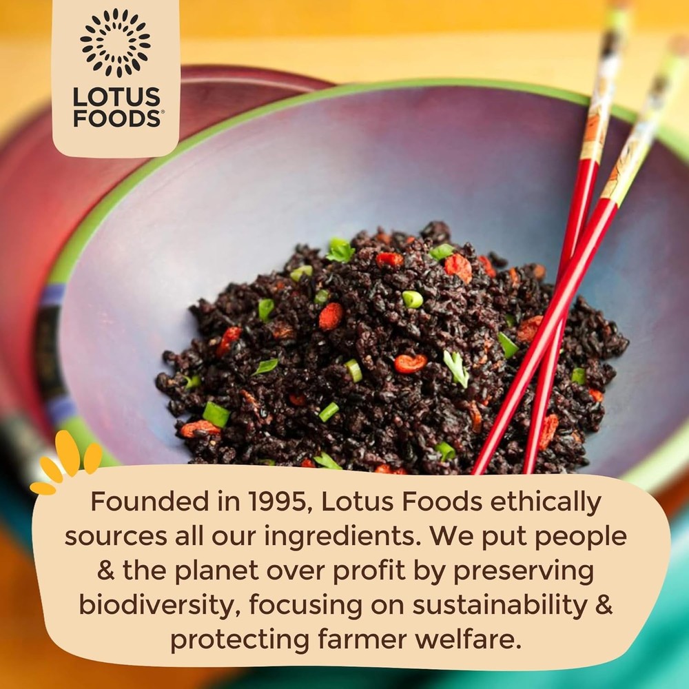 Bulk Organic Forbidden Black Rice 11 lb Bag