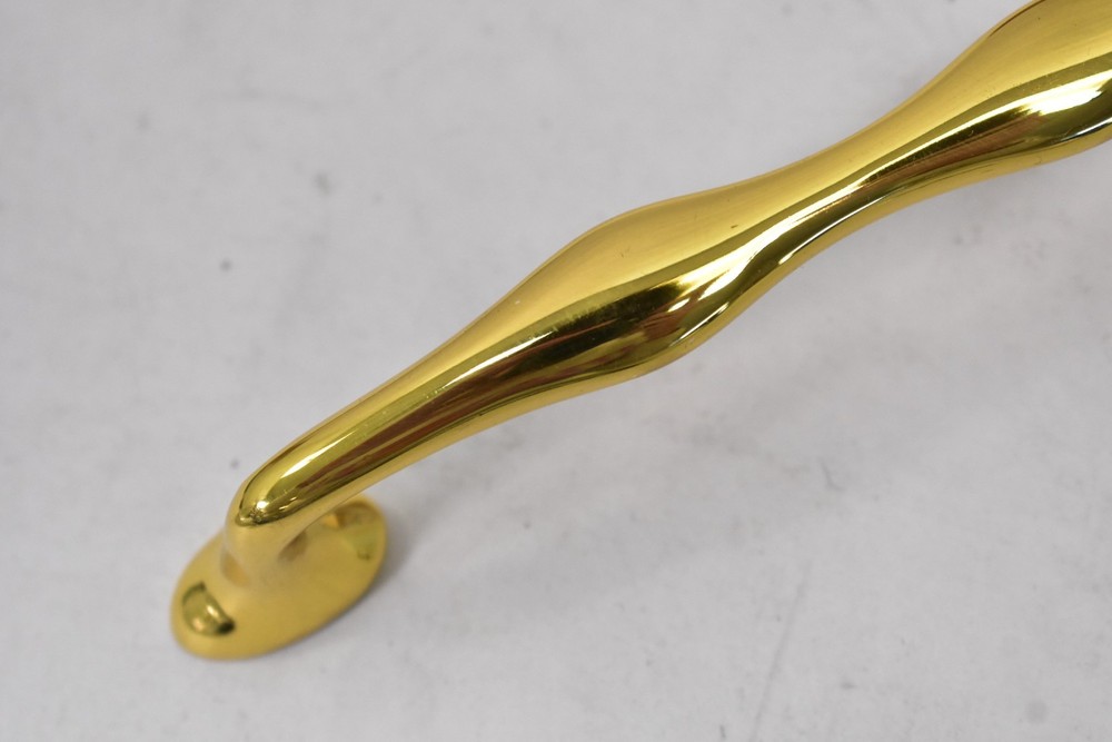 Matilda Go & Co Wave Handle Medium Brass Finish Wave Design 210mm w Hardware