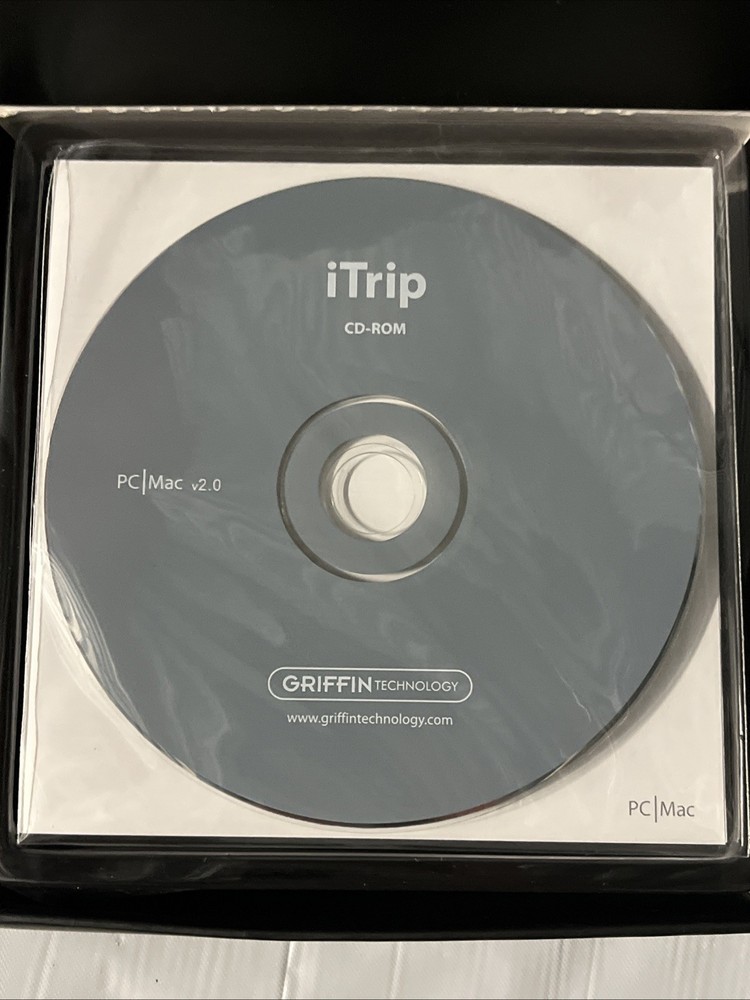 GriffiniTrip FM Transmitter for IPOD with CD-Rom and Quick Start Guide