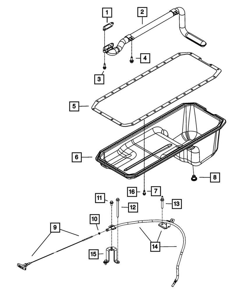 Genuine Mopar Double Ended Stud Mounting 68038180AA