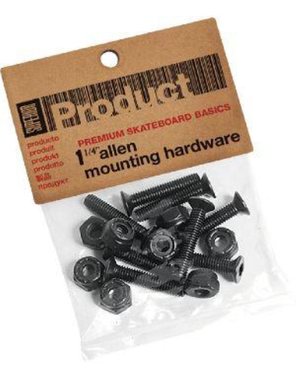 New Superior Allen Assorted Skateboard Mounting Hardware - 1 1/4"