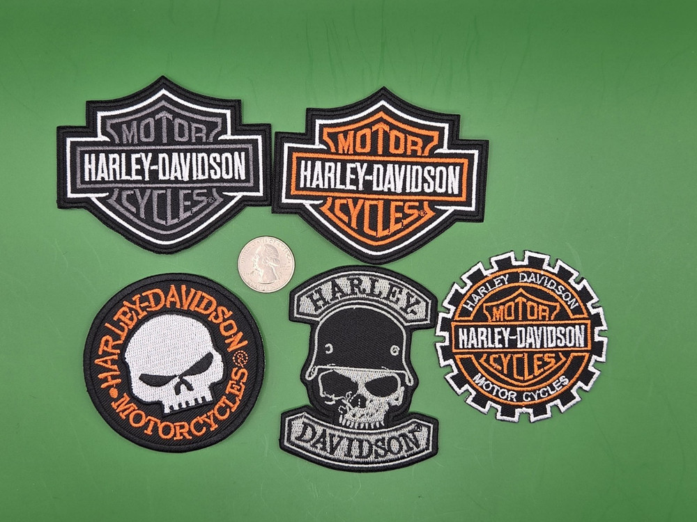 HARLEY-DAVIDSON PATCH LOT OF 5 NEW