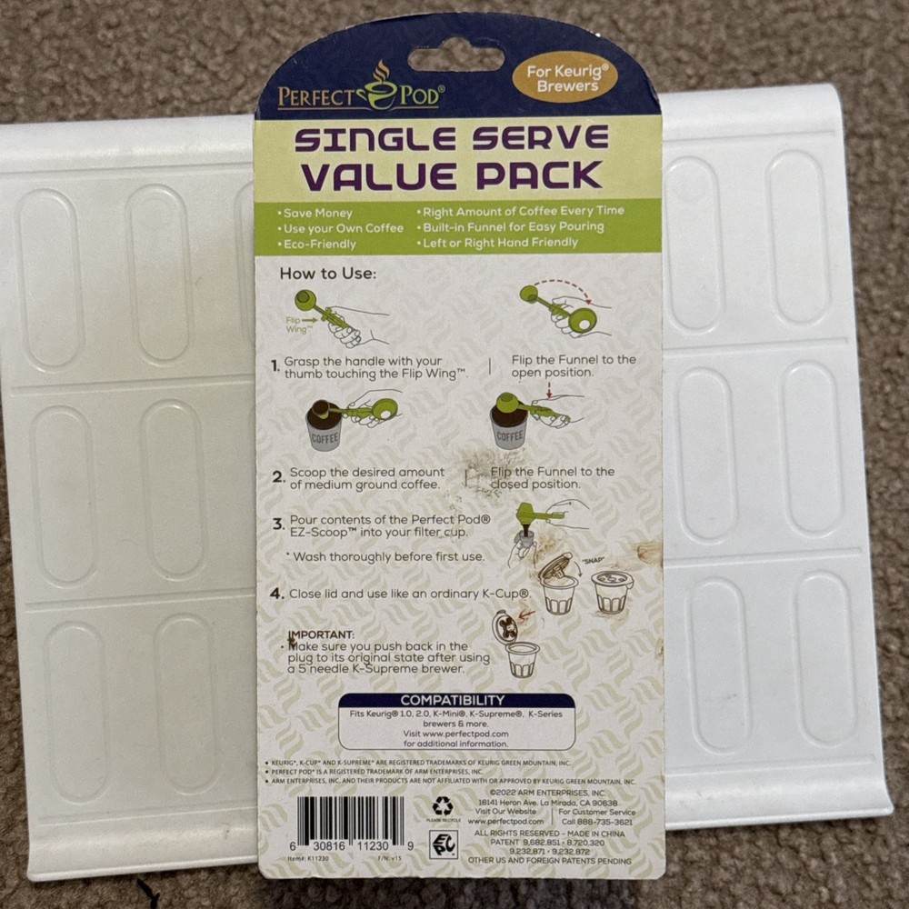 Perfect Pod single serve value pack, Universal reusable Coffee Cup For Keurig