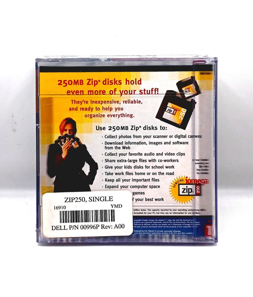 Iomega Zip 250 Disk The Super Floppy PC Formatted Computer Storage Share 2 Pack