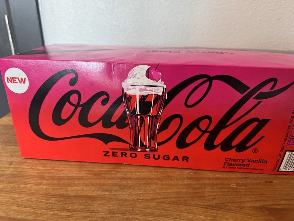 Coca-Cola ZERO CHERRY FLOAT 12 Pack 12oz Cans USA 10/2026 fridge pack NEW