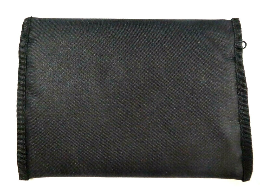 Black Nylon Zip Bag 7.1/2" x 10.1/2"
