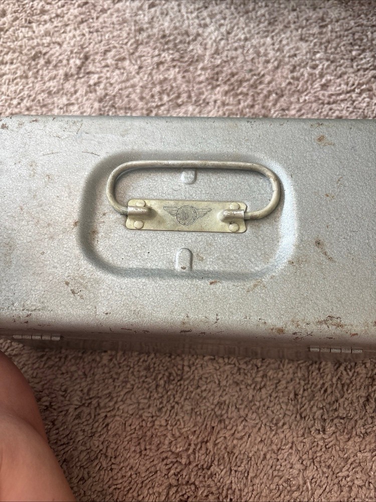 CCC Products Lockbox vintage silver