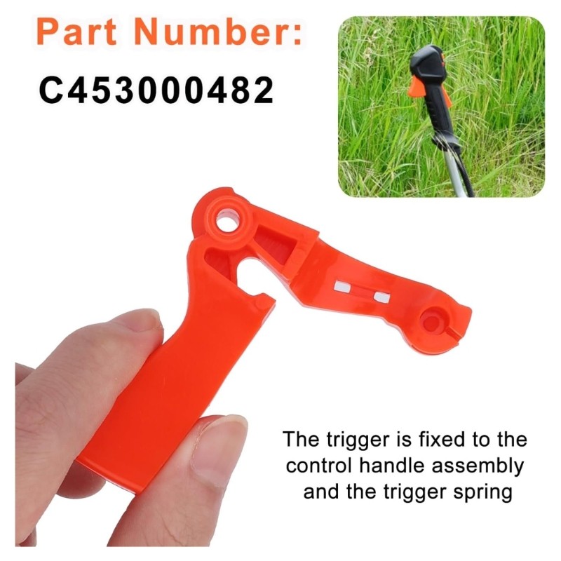 4Pcs Long Enduring‌ Regulate‌ Control Replacement Parts For trimmers Handle