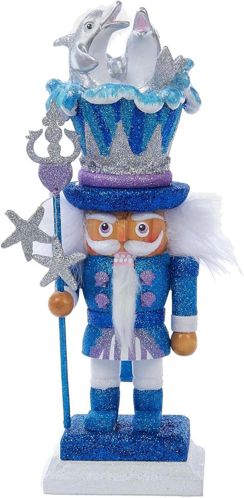 Kurt Adler Hollywood Dolphin Nutcracker, 12-Inch