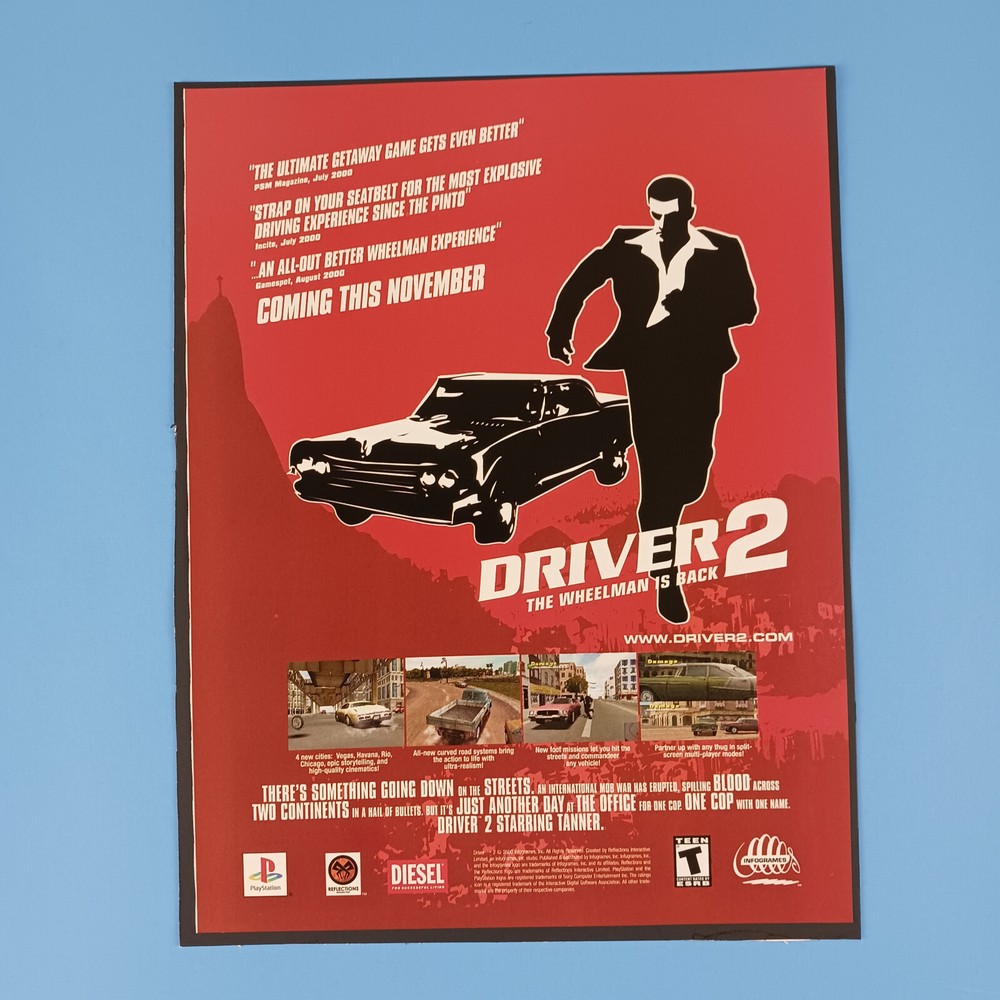 2000 Driver 2 Print Advertisement