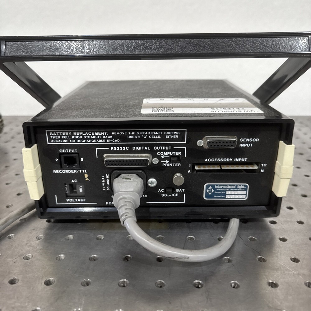 International Light Technologies IL1700 Research Radiometer Module Tested