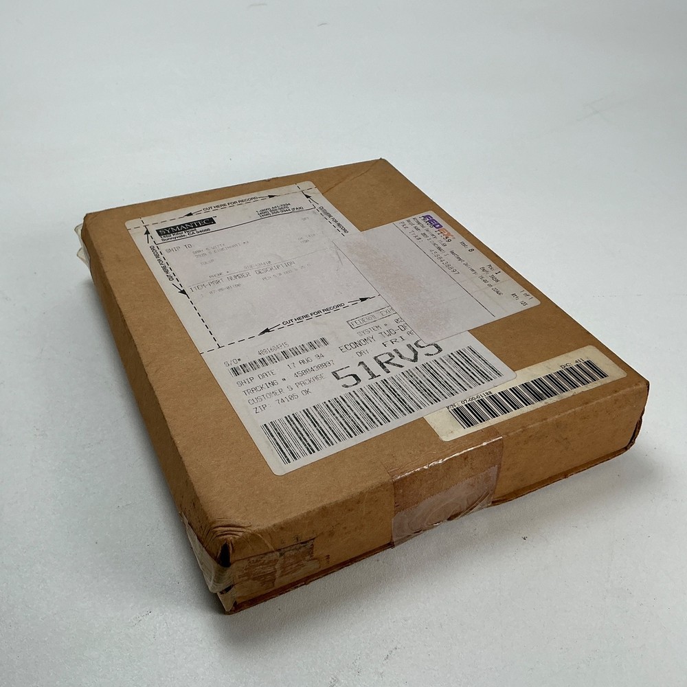 Vintage Norton pcANYWHERE DOS Software 5.25” Symantec Remote Computing 1990s