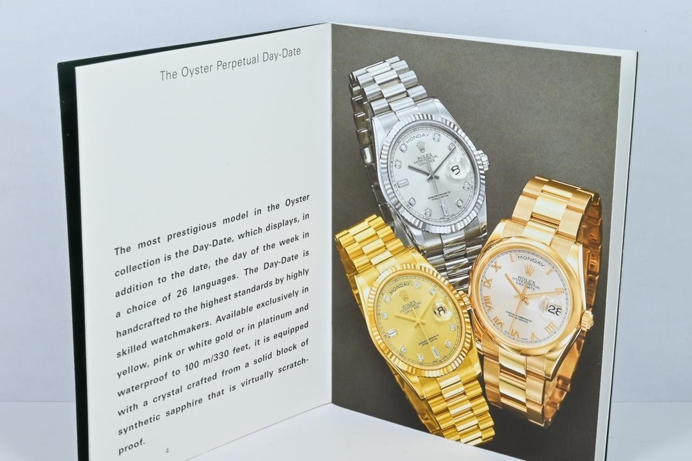 Rolex Day-Date Manual 2000 Reference 551.02 Eng 4.2000