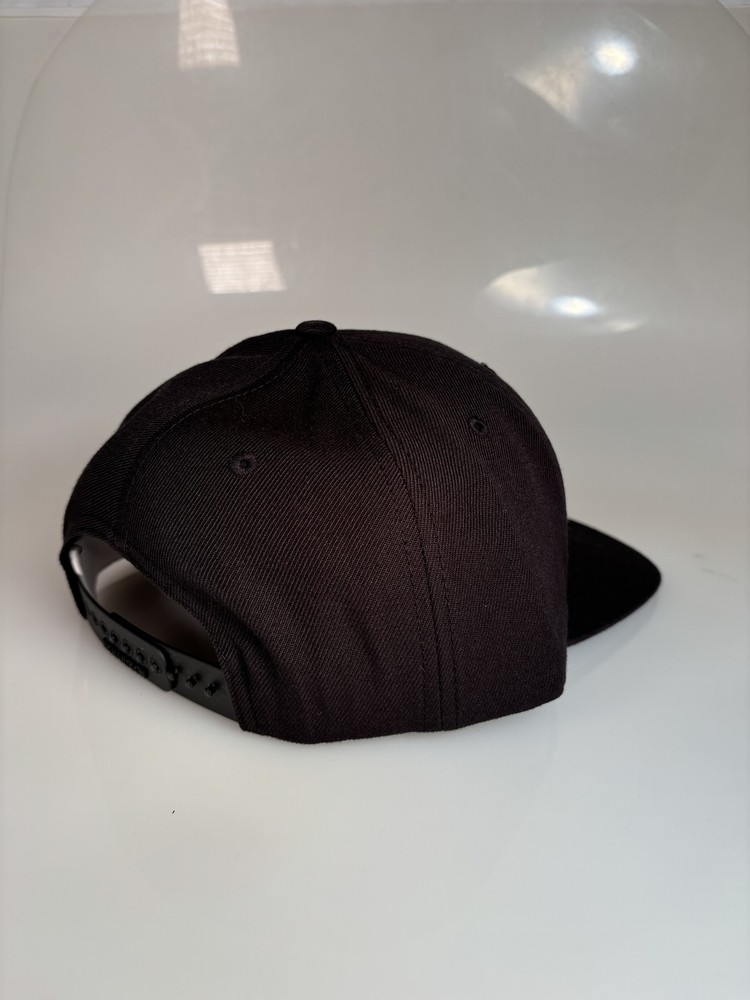Edge 99203E Snapback Style Hat - Flat Bill - Black