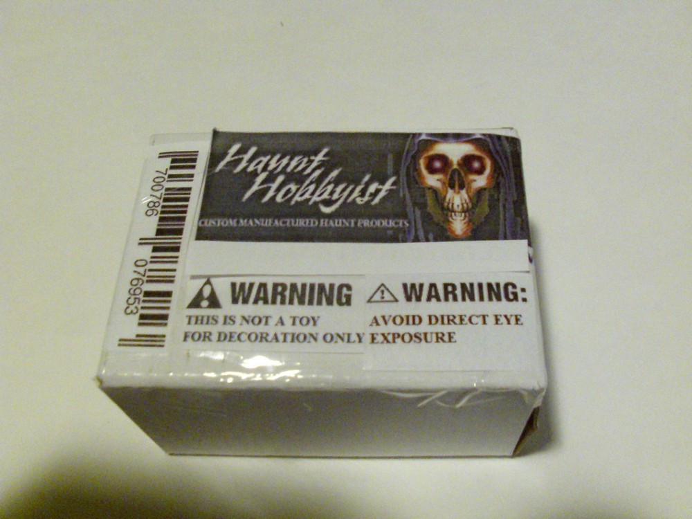 Nightmare Light Halloween Red LED Strobe PIR Sensor props animated dark up