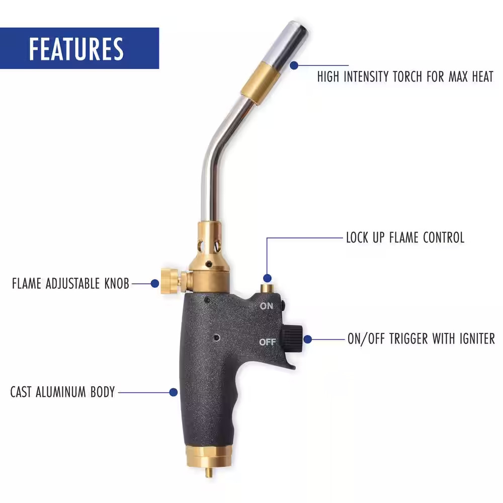 Premium Self-Igniting Torch Head