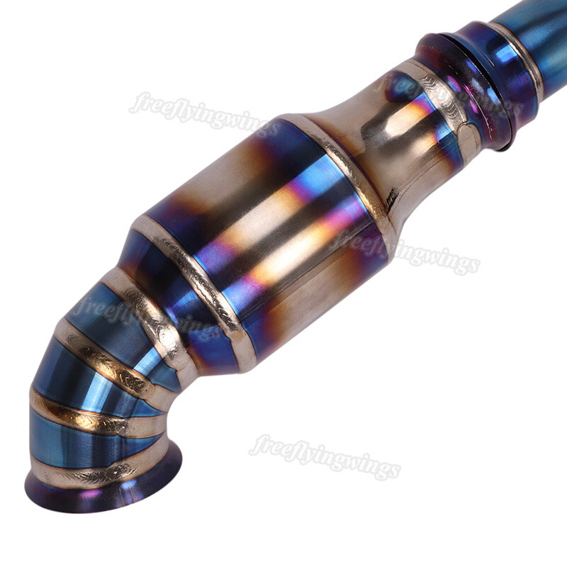 Titanium Header System Exhaust Link Pipe Modified For Duke 250 390 RC390 2017-20