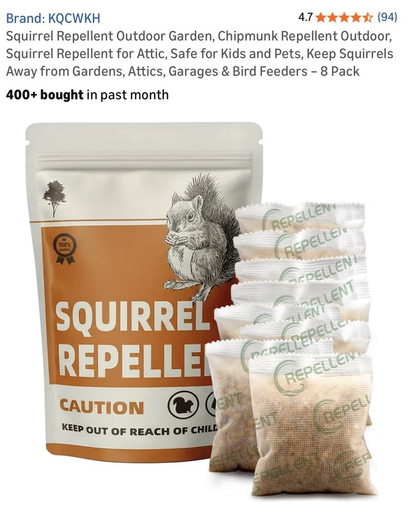 KQCWKH Squirrel keep out of